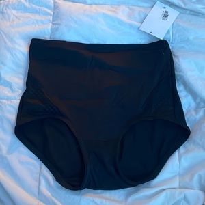 Black High waisted shape wear.